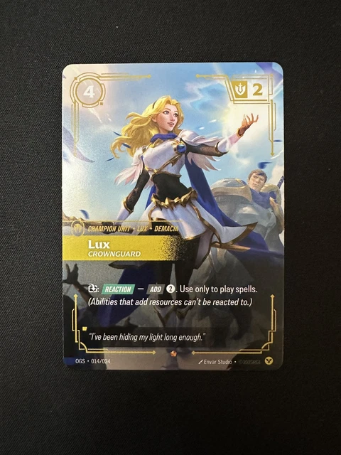 RIFTBOUND LEAGUE OF Legends TCG Lux - Crownguard OGS Proving Grounds ...