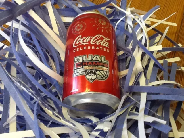 1 Coca-Cola 355ml Uconn Doppelt National Champs 2014 Universität Connecticut Can