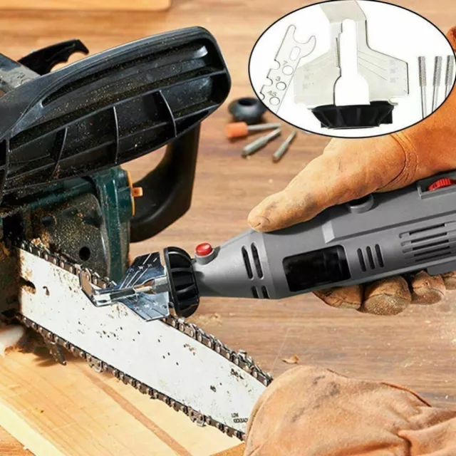 Chainsaw Sharpener Electric Grinder Chain Saw Sharpening Attachment Drill-Tool