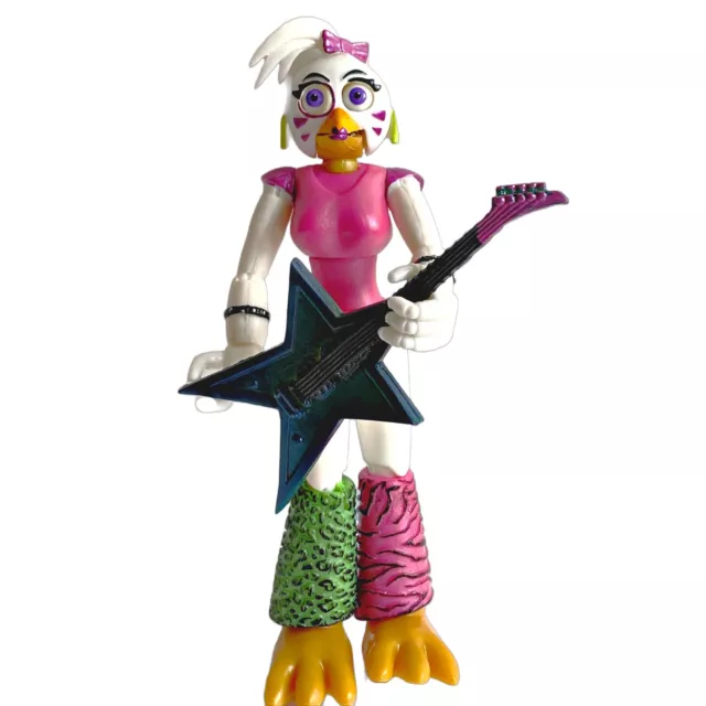 GLAMROCK CHICA action figure size8 FNAF Five Nights at Freddy's