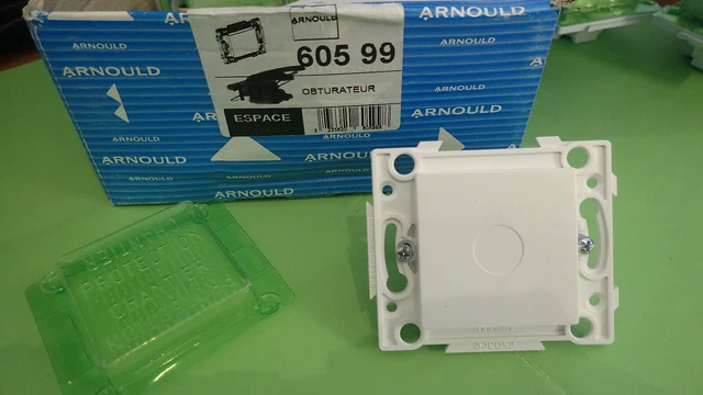 Obturateur Blanc Arnould 64099 - Pour Espace EVOLUTION, Réserve Cache Dérivation