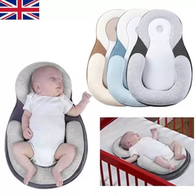 Baby Nest Orthopedic Baby Pillow Against Deformation and Flat Head Baby Nest