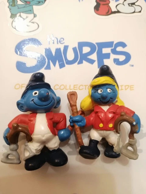 Puffi smurf schlumpf schtroumpf schleich peyo Coppia Puffi FANTINI 20432 e 20433
