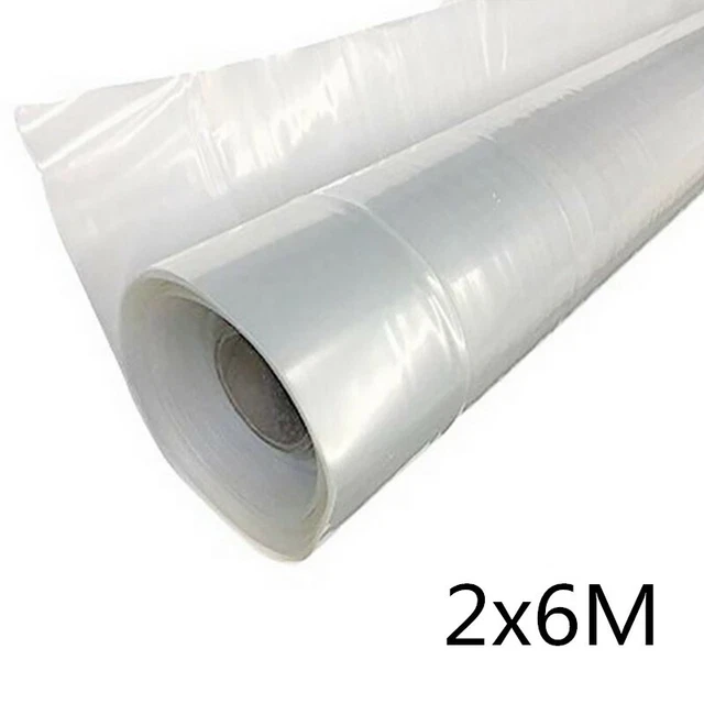 Greenhouse Plastic Clear Poly Film Cover - Multiple Sizes-weather-resistant