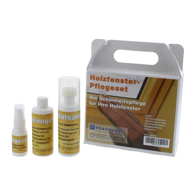Fenoplast Fenosol Holzpflege-Set Holzbalsam Holzreiniger