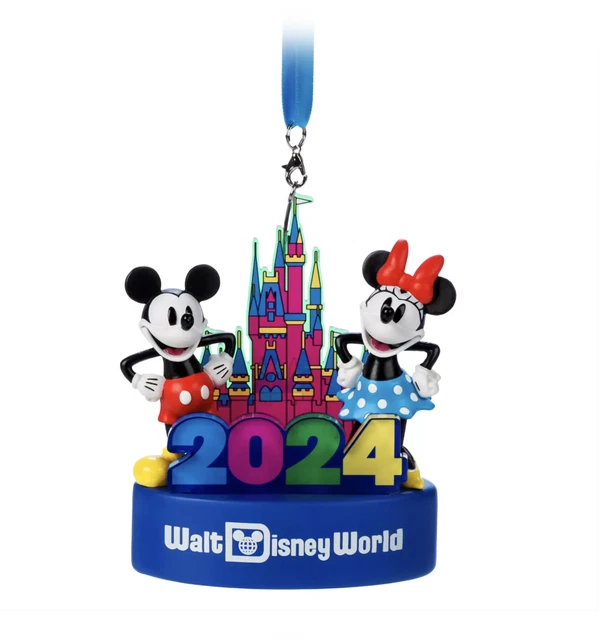 DISNEY WALT DISNEY World 2024 Mickey and Minnie LightUp Figural