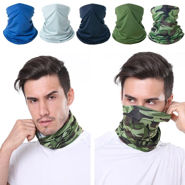 UVPROTECTION FACE MASK Cover Neck Gaiter Camouflage Scarf Adjustable