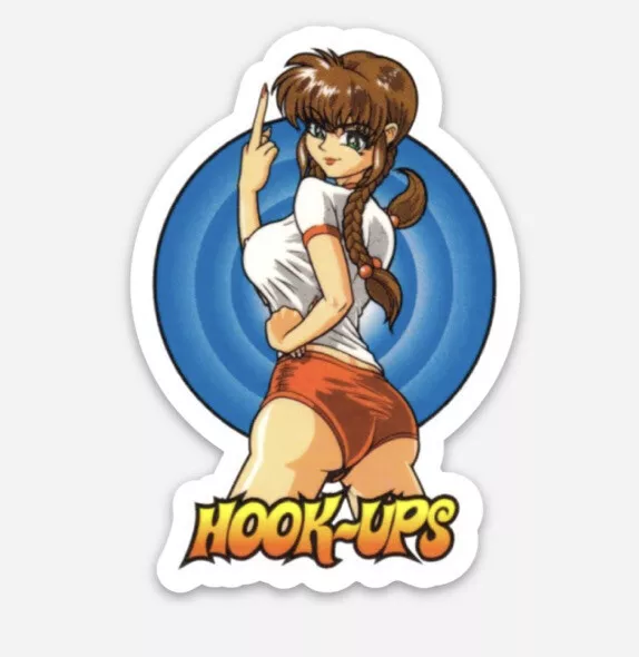 Hook Ups Skateboards Vinyl Sticker Decal