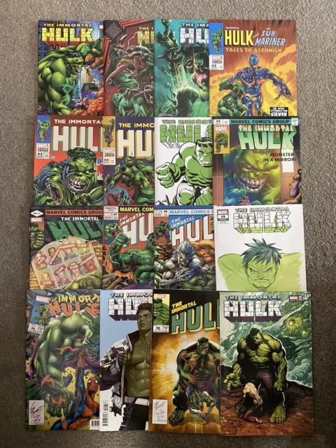 Immortal Hulk 41-50 variants (Al Ewing/Joe Bennett)