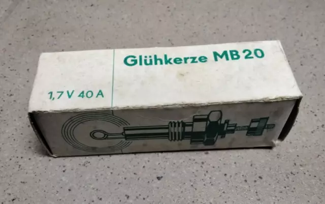 Glühkerze MB20 1,7V 40A Original IFA Fortschritt S 4000, H6, H3A