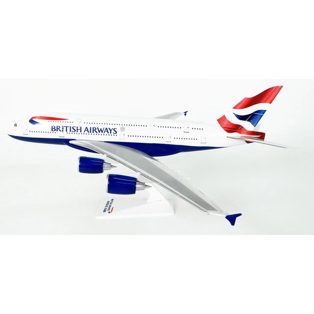 Modèle Avion British Airways Airbus A380 1/400 – Alliage Moulé Sous Pression – Collection Aéronautique