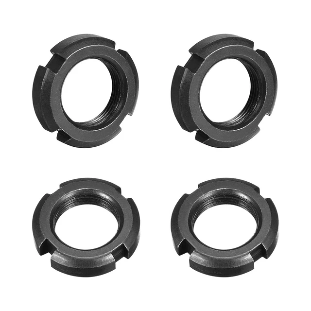 M25x1.5 mm Tuercas Ranuradas Redondas de Retención de Cuatro Ranuras 4 uds