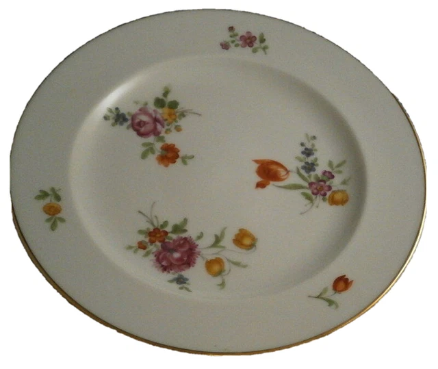 Assiette fleurs Henriot Quimper