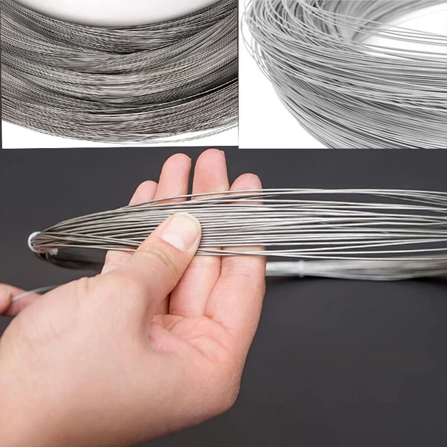 Thin 304 Fils En Acier Inoxydable Unique Souple Fil d'acier 0.02/~ diamètre 3 mm