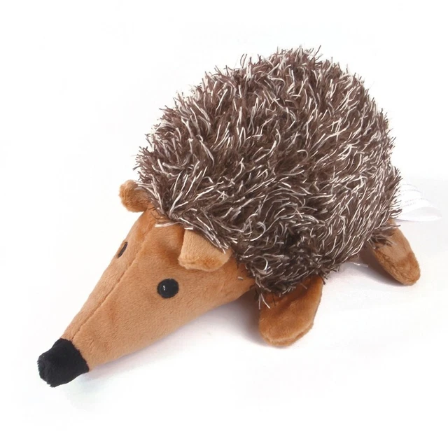 Perro Gato Juguete Chirridos Juguete Peluche Masticar Juguete Erizo Animal Muñeca