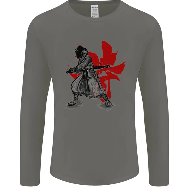 Samurai Spirit MMA Mixed Martial Arts Mens Long Sleeve T-Shirt