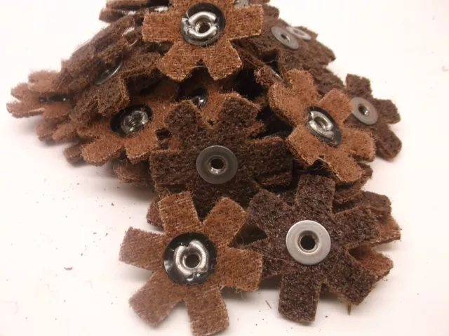 50pk Standard Abrasives 724605 Star 2" x 1/4-20 Coarse  (C15)
