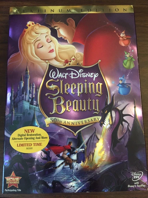 Walt Disney Sleeping Beauty DVD2008 2-Disc Set Platinum Edition 50th Anniversary
