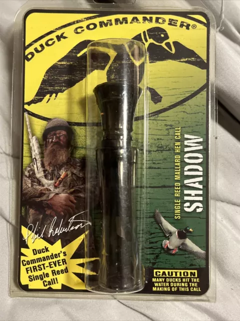 New Duck Commander Signature Edition Single Reed Mallard Drake Duck Call Shadow