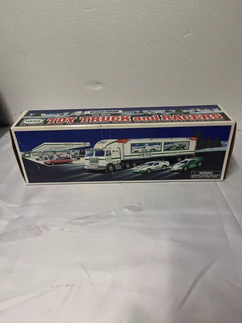 1997 Hess Toy Truck And Racers - In Box