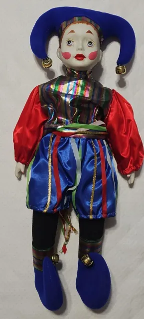Authentic Heritage Collector's Doll Jester Clown 2