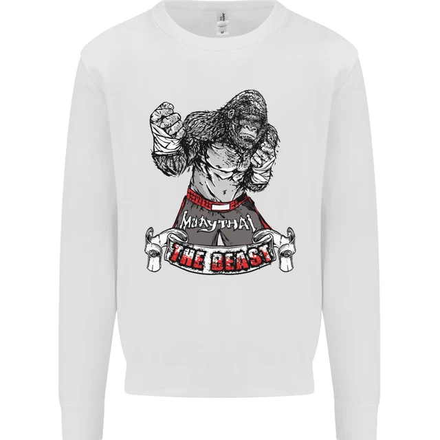 Felpa Maglione Muay Thai The Beast MMA Arti Marziali Miste 4