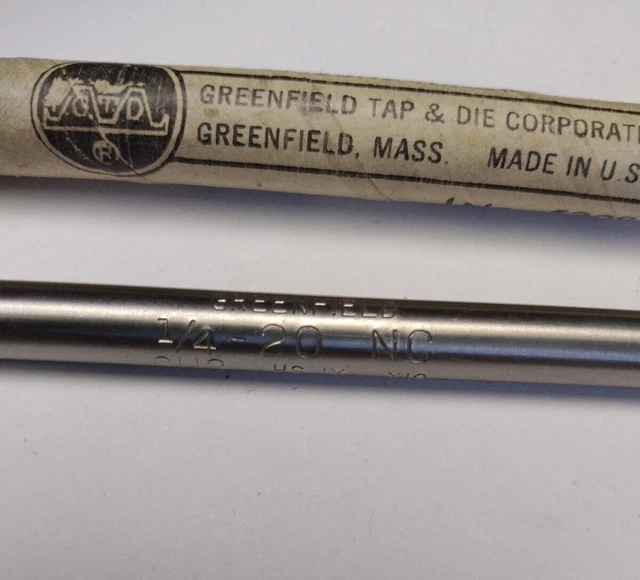 *NEW A&A  1"/4-20 Pulley Tap HS Spiral Point Plug Tap 8" Overall Length 4 Flute