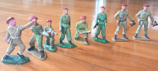 FIGURINE FIGUR STARLUX - SOLDAT MILITAIRE BERET ROUGE PARA - Games and toys