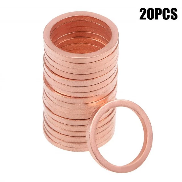 20 pz M10 M14 M16 M18 M18 Anello di tenuta resistente per lavatrice piatta metrica