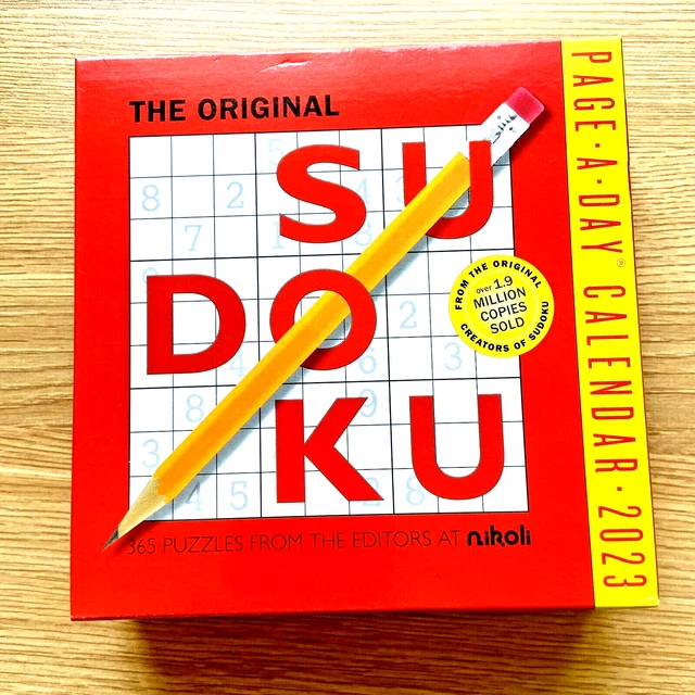 ORIGINAL SUDOKU PAGEADAY 2023 Calendar 9.90 PicClick