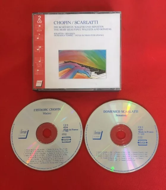 Coffret Chopin Scarlatti 4224 Musique Classique Bon État 2X Cd