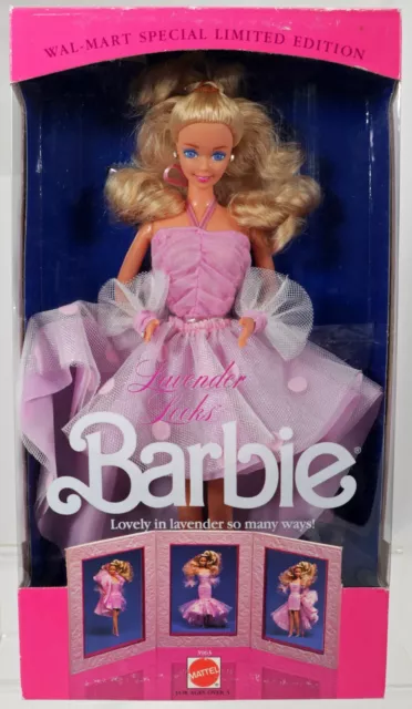 Barbie Lavender Looks Doll Wal-Mart Special Limited Edition #3963 New NRFB 1989