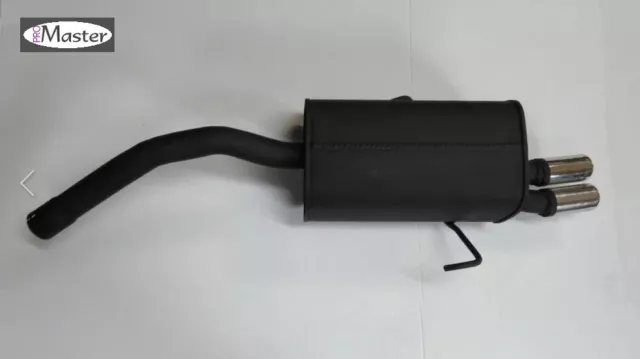 Scatola posteriore silenziatore scarico posteriore marmitta alfa romeo 156 1.9 2.4 2.5 jtd nero