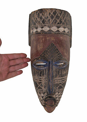 Mask Kuba Ngaady Mwaash African DRC Wood 40 CM Art Ethnic Customary Law 17250 2