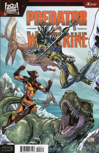 Predator Vs Wolverine #4 Dan Jurgens Variant Nm Weapon X X-Men Marvel Comics