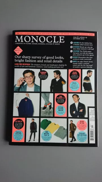 Monocle - October 2015 - Issue 87 vol 09 - Sharp survey of good looks