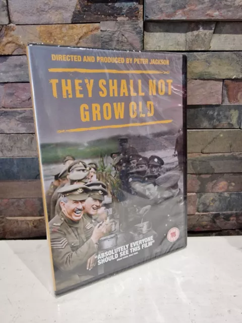 They Shall Not Grow Old DVD. UK, region 2.   NEW and SEALED