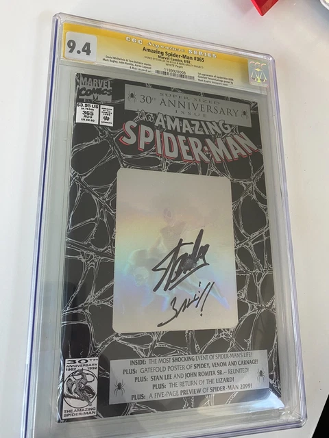CGC! Amazing Spider-man 365 Special Stan Lee and Mark Bagley signed 9.4