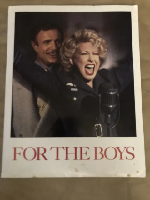 FOR THE BOYS BETTE MIDLER  PRESS KIT PHOTOGRAPHS + Movie /cast Information