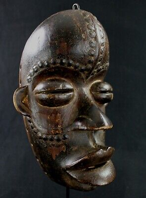 Art Africain Arts Premiers Ethnographique African - Masque Dan Guéré - 29 Cms ++