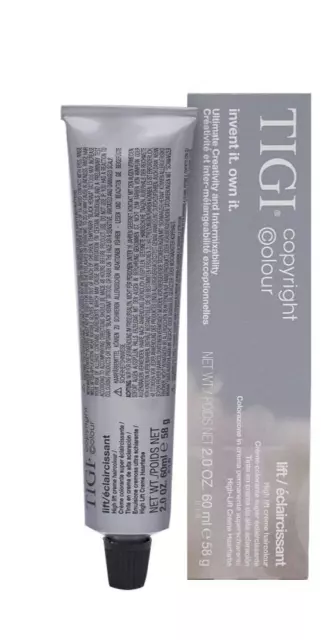 TIGI COPYRIGHT COLOUR LIFT Farbcreme Verschiedene Nuancen 60ml