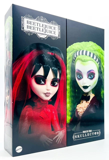 Skullector Box MONSTER HIGH SKULLECTOR Beetlejuice Dolls Betelgeuse & Lydia 2-Pack ...
