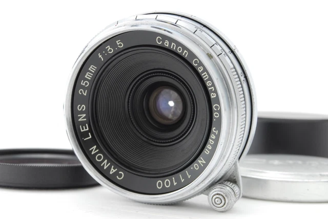 MINT ] Canon 25mm f/3.5 Lens LTM L39 Leica Screw Mount From JAPAN
