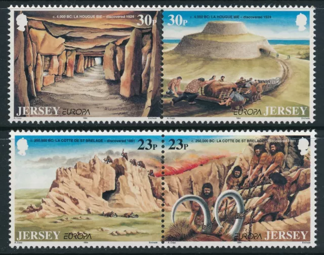 1994 Jersey Europa: Discoveries Set Of 4 Fine Mint Mnh