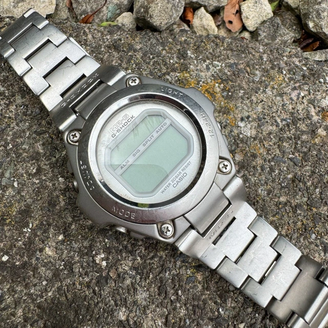CASIO G SHOCK MRG 100 Stainless Steel Silver Watch Rare Japan 150.00 PicClick UK