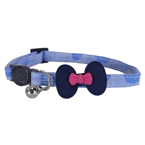 Rosewood Designer Cat Collar with Bell Adjustable Collars for Cats