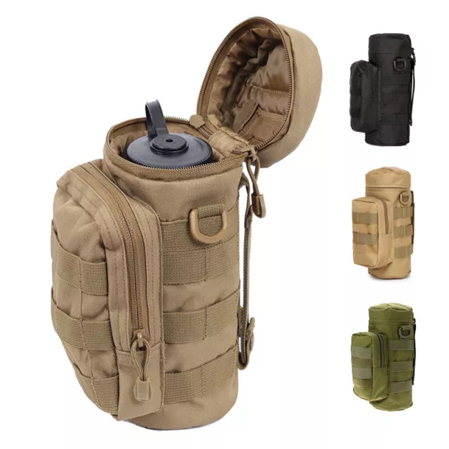 Molle Outdoor Tactical Water Bottle Pouch Aufbewahrungstasche Gürteltasche Pouch