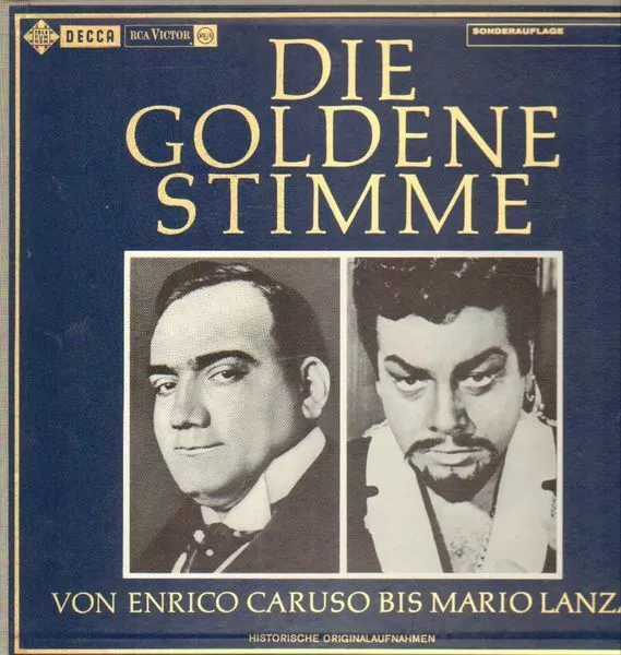 LP-BOX Enrico Caruso bis Mario Lanza Die Goldene Stimme - Historische Originala