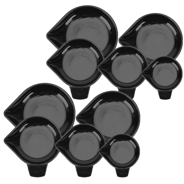 10 Pcs Electronic Scale Tray Plastic Weighing Powder Plate