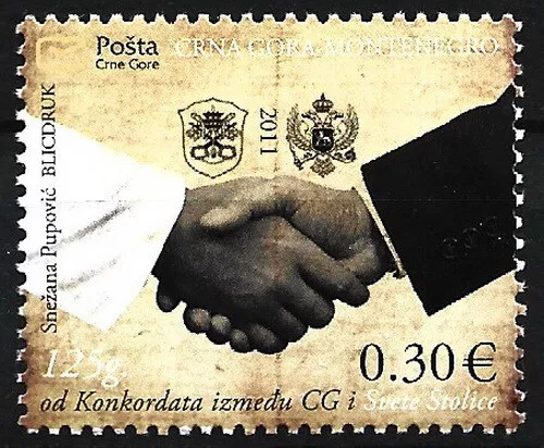 Montenegro - 125 Jahre Konkordat postfrisch 2011 Mi. 280